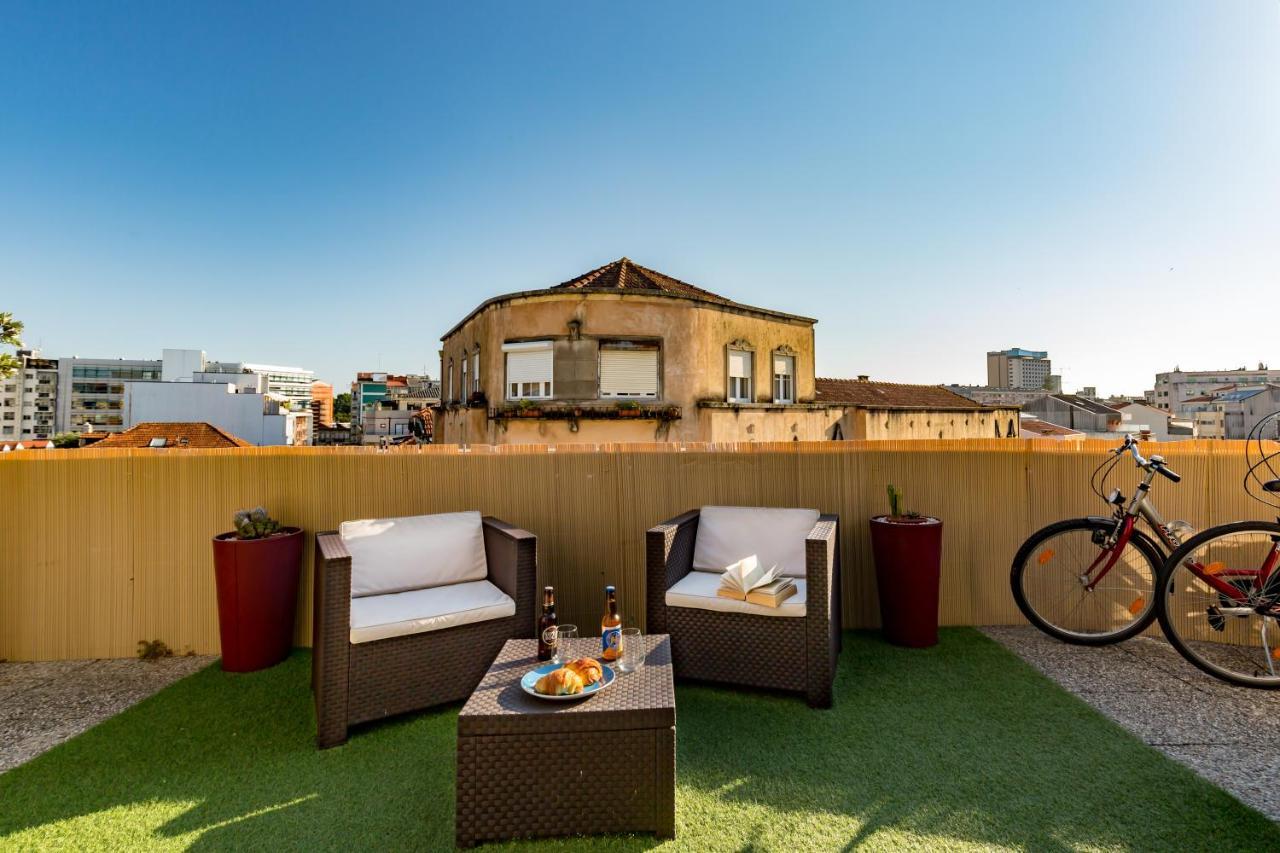 Music Relaxing Apt With Bikes, Terrace & Parking Porto Exterior foto